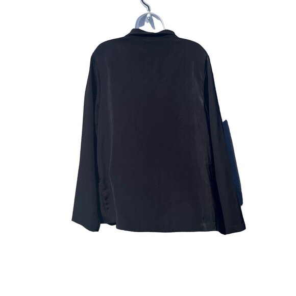 Susan Graver XL Womens Black Blazer Jacket Polyester - Picture 7 of 7